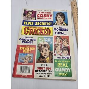 CRACKED magazine #230 satire humor tv movies politics parody 1987